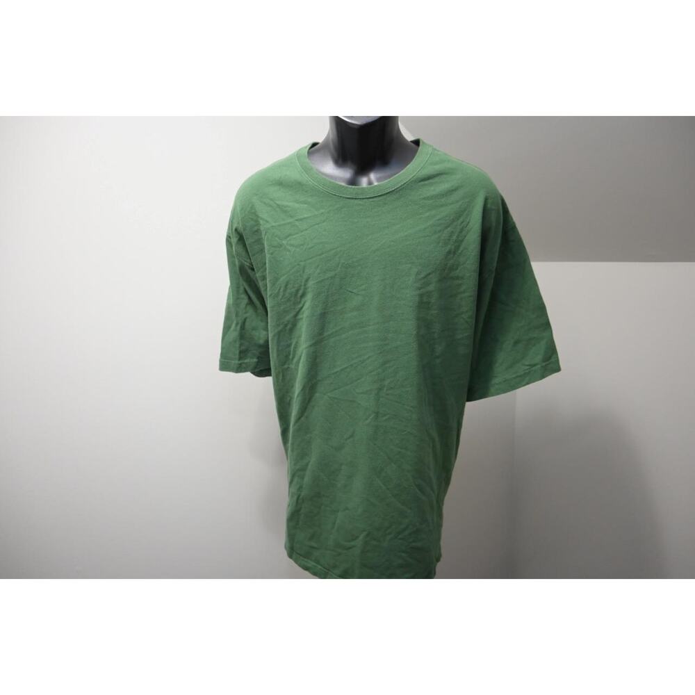 Duluth Trading Co.‎ Tee Shirt Cotton Green Front Pocket Mens Sz 2XL XXL